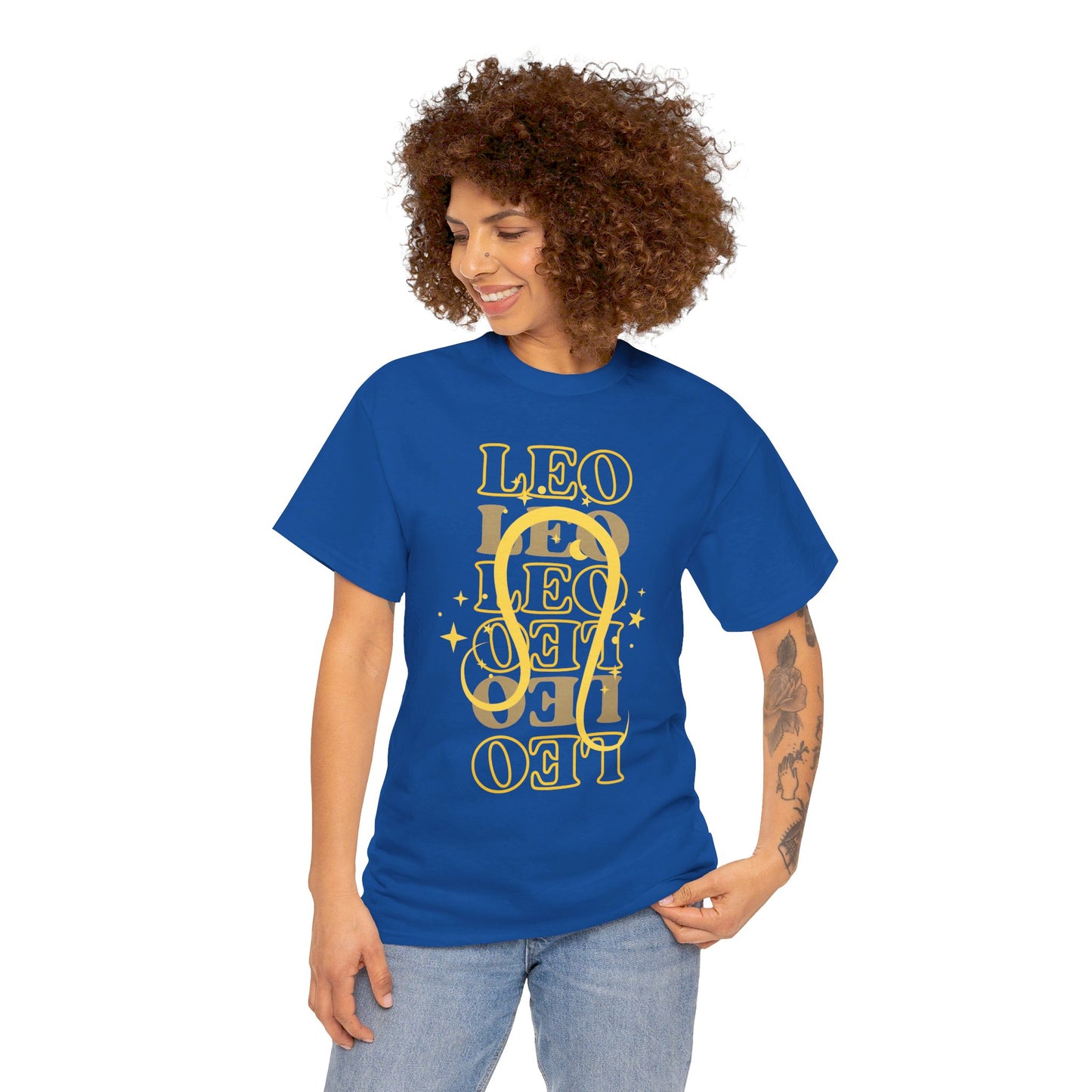 LEO Zodiac - Unisex Heavy Cotton Tee