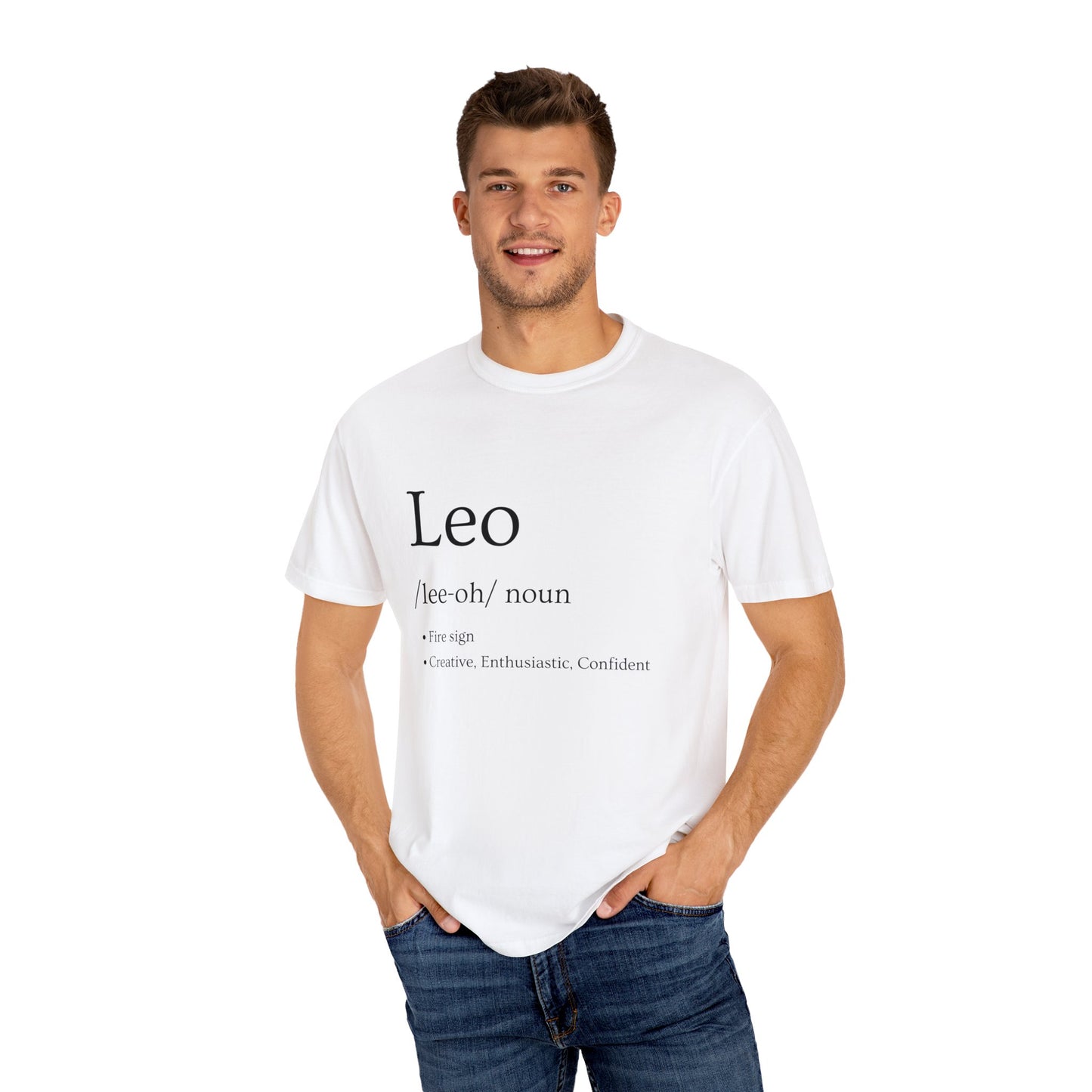 Leo Definition Design - Unisex Garment-Dyed T-shirt