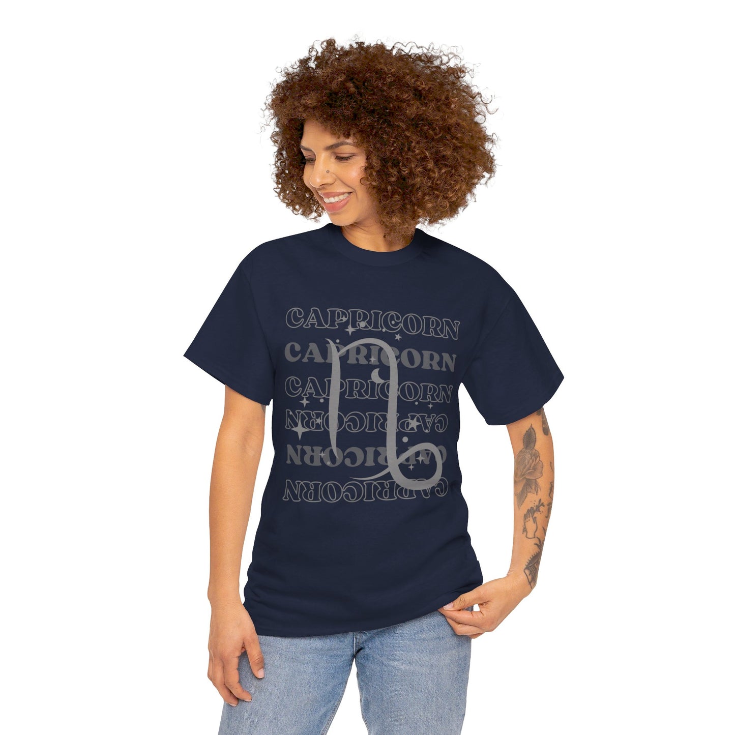 CAPRICORN Zodiac - Unisex Heavy Cotton Tee