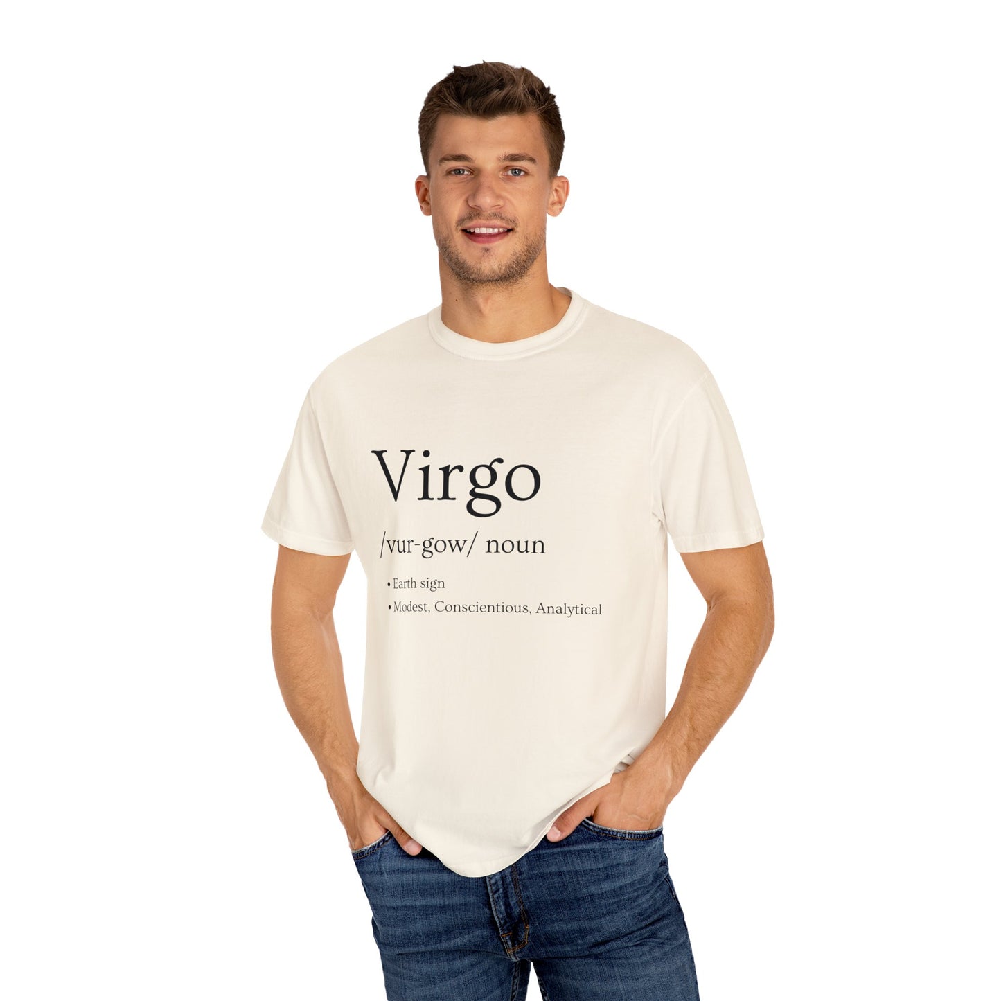 Virgo Definition Design - Unisex Garment-Dyed T-shirt