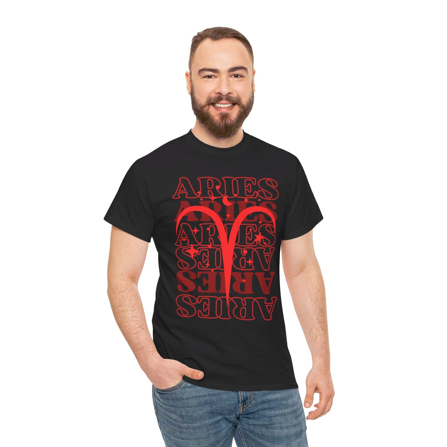 ARIES Zodiac - Unisex Heavy Cotton Tee