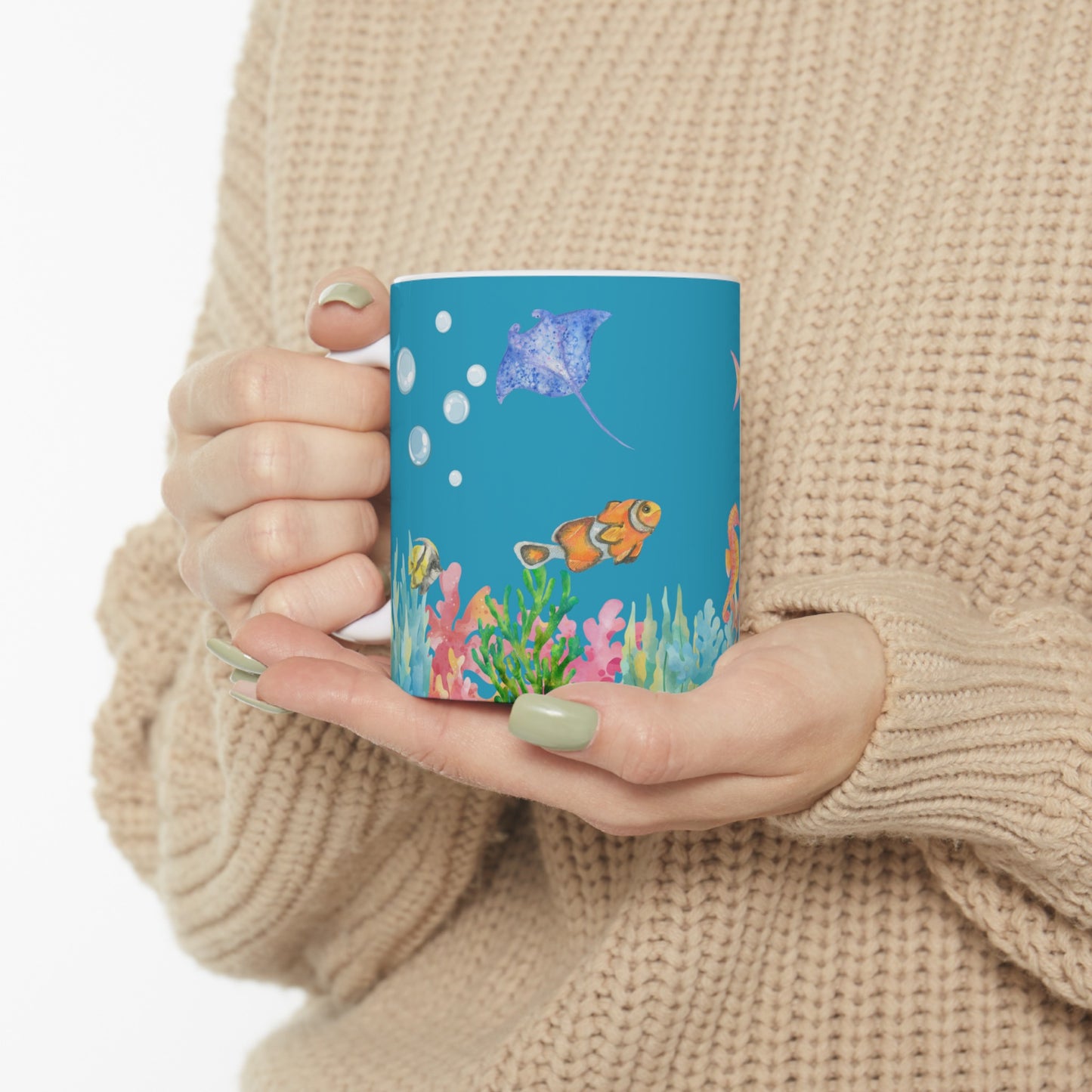 Your Own Fish Tank Ceramic Mug, 11oz