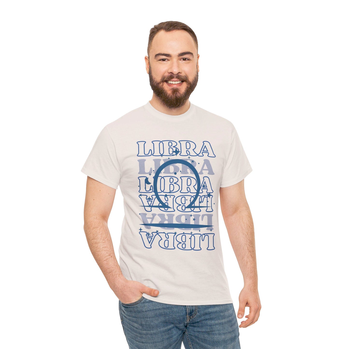 LIBRA Zodiac - Unisex Heavy Cotton Tee