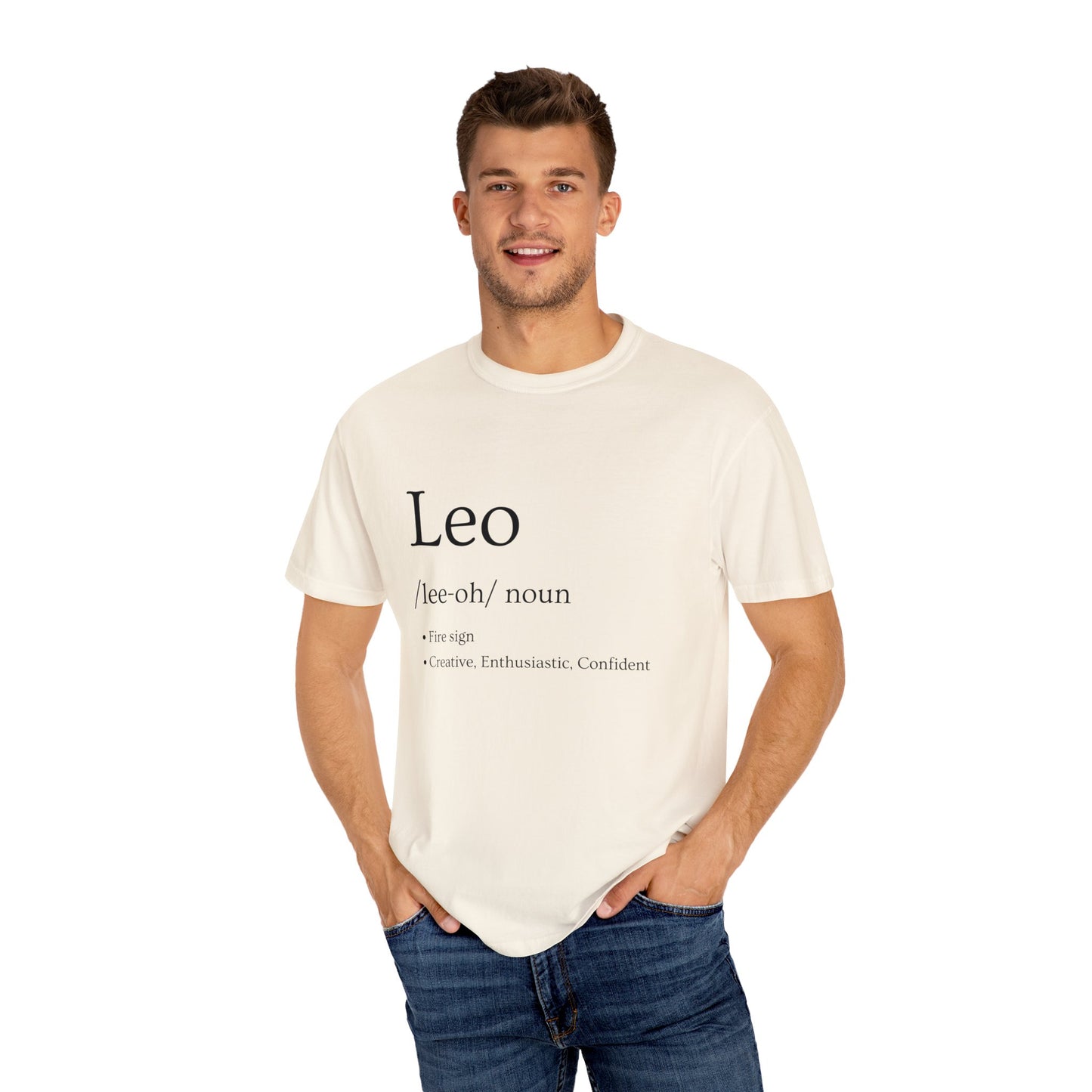 Leo Definition Design - Unisex Garment-Dyed T-shirt