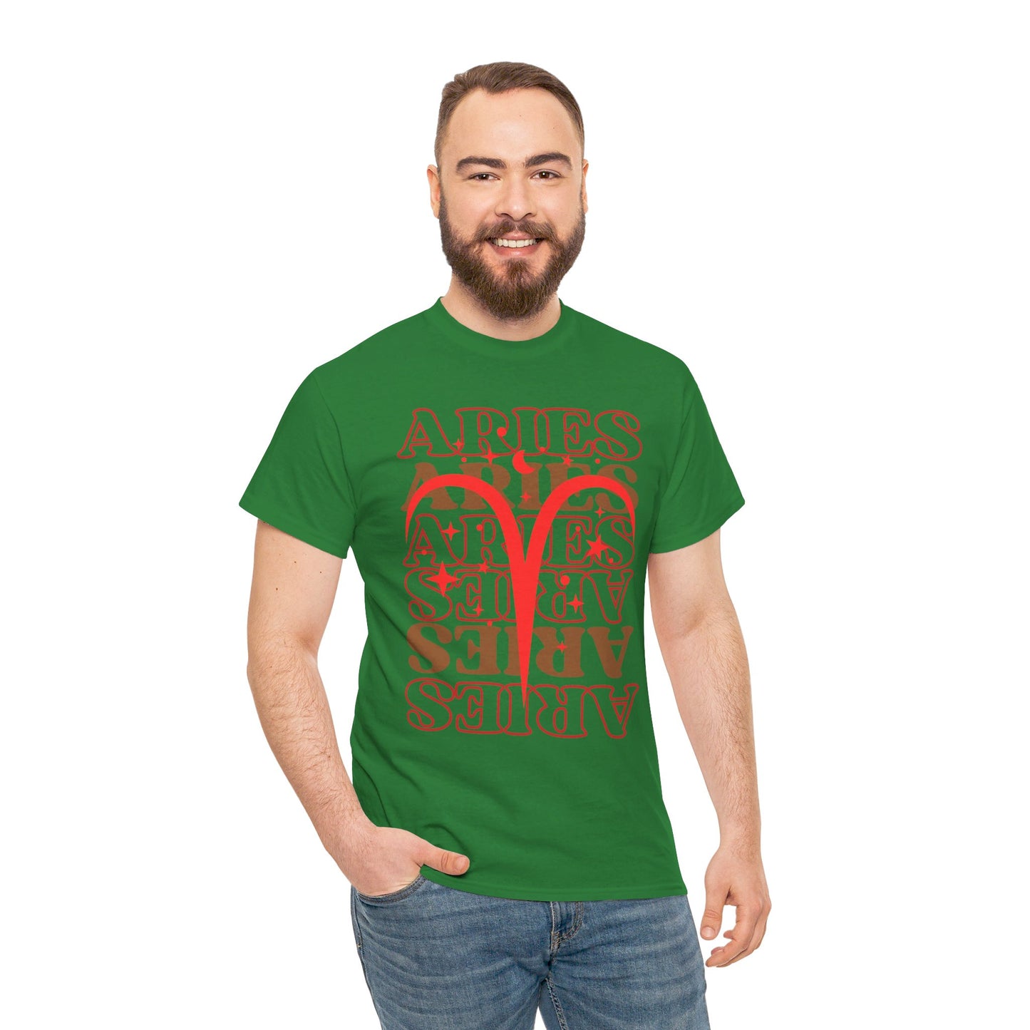 ARIES Zodiac - Unisex Heavy Cotton Tee