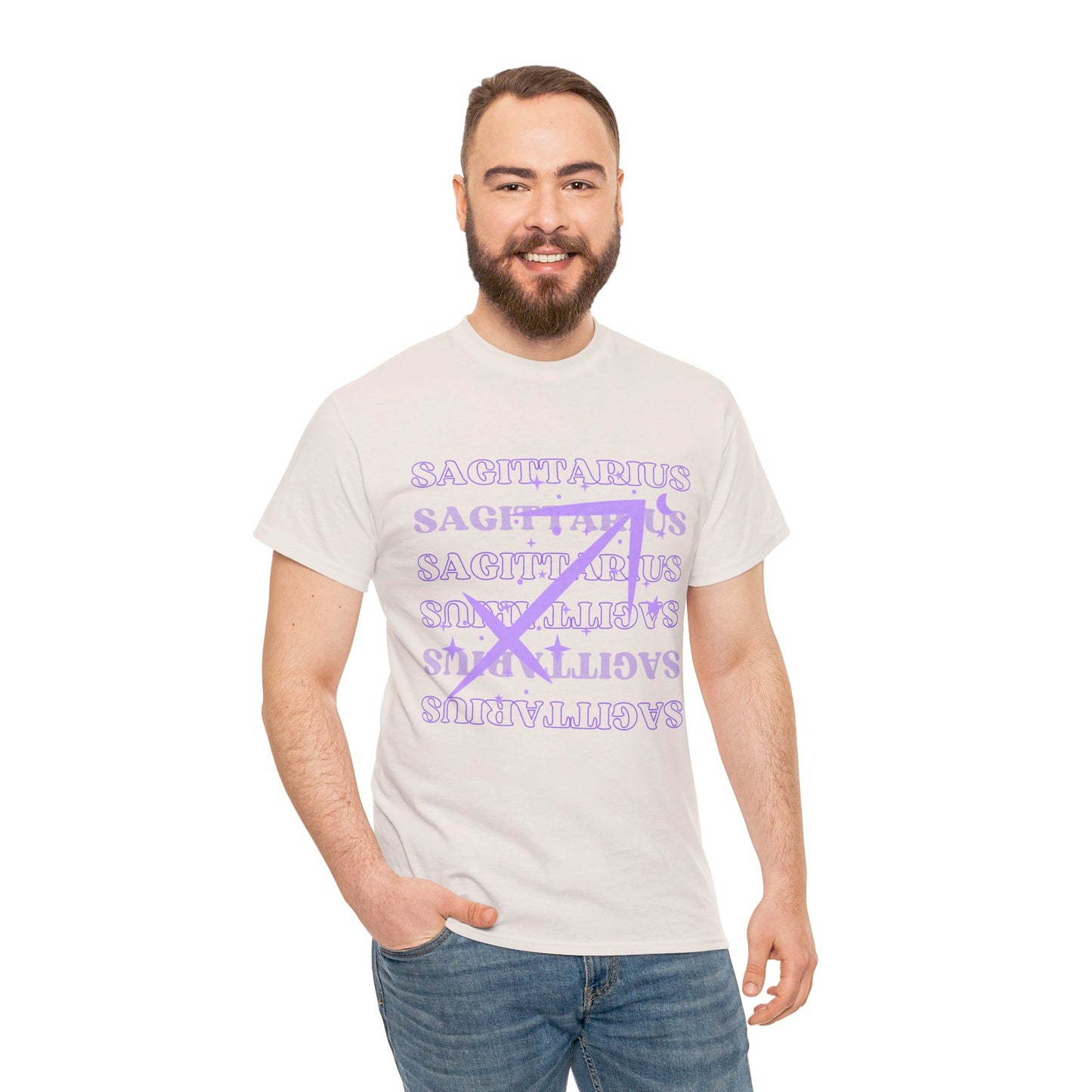 SAGITTARIUS Zodiac - Unisex Heavy Cotton Tee