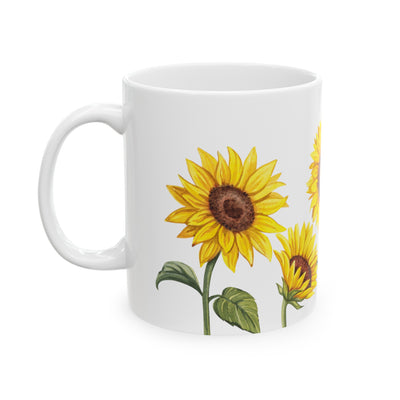 Sunflower Ceramic Mug, 11oz