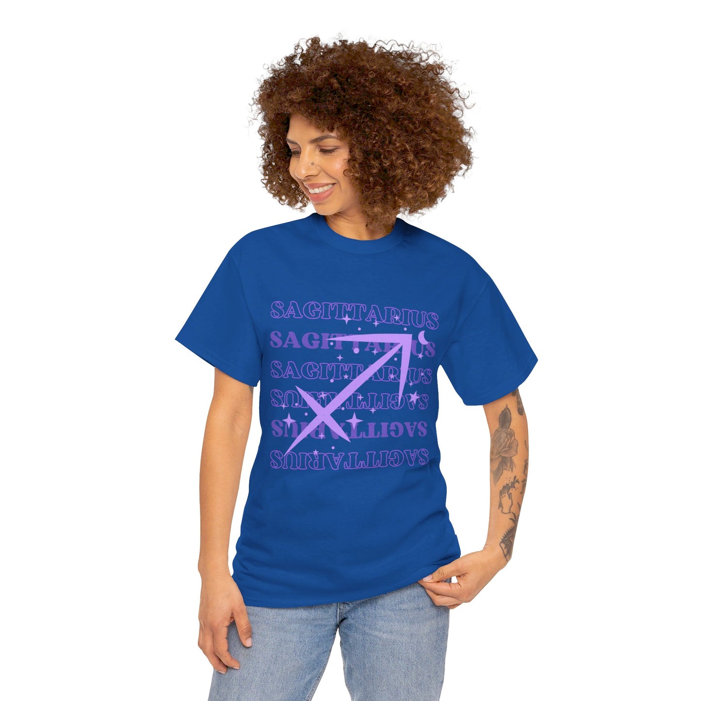 SAGITTARIUS Zodiac - Unisex Heavy Cotton Tee