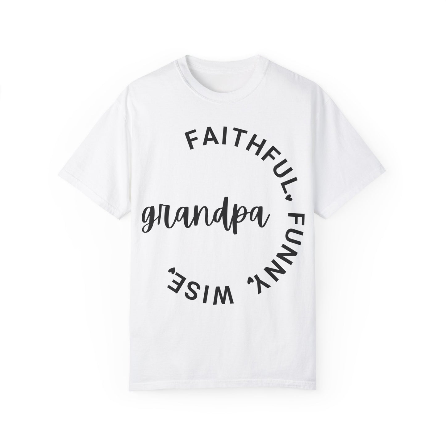 Grandpa Adjective Design - Unisex Garment-Dyed T-shirt