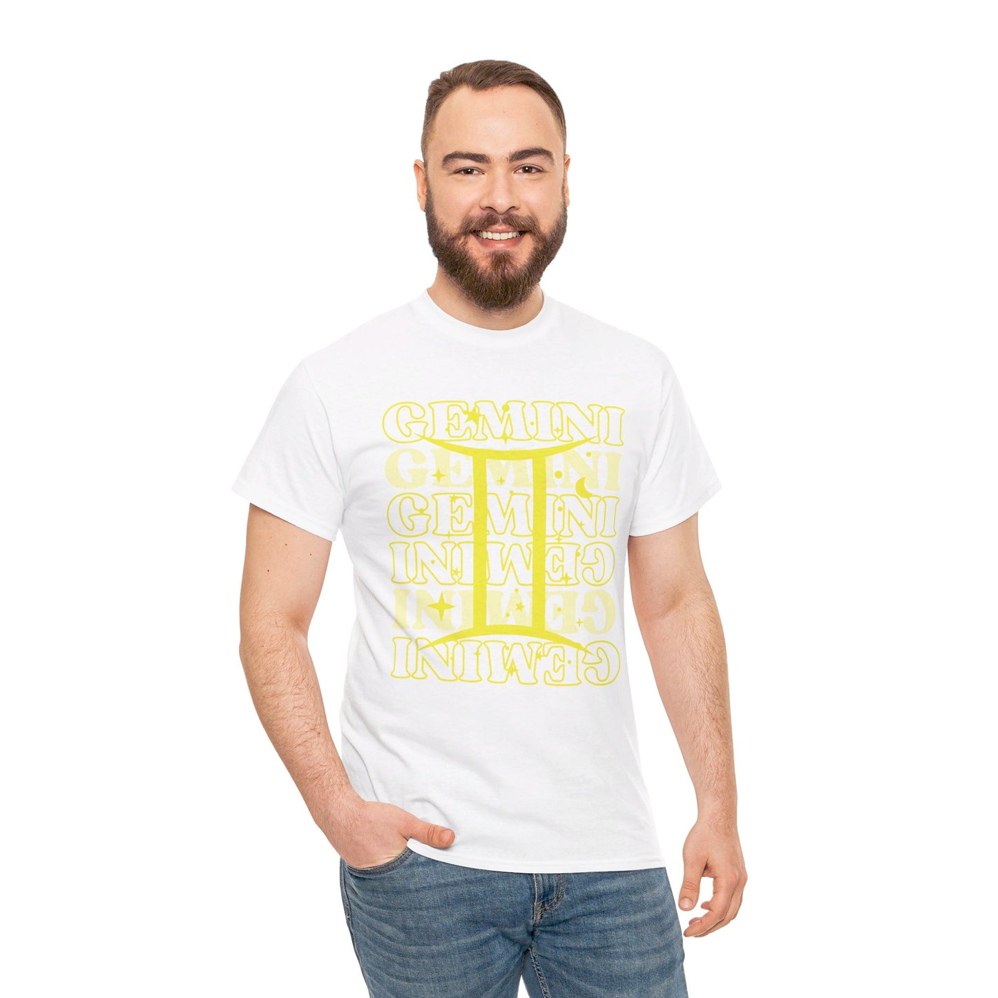 GEMINI Zodiac - Unisex Heavy Cotton Tee