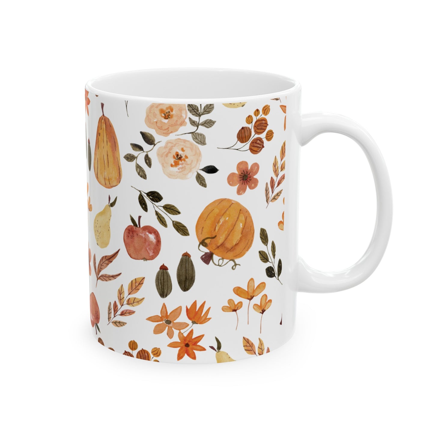 Fall Themed Ceramic Mug, 11oz