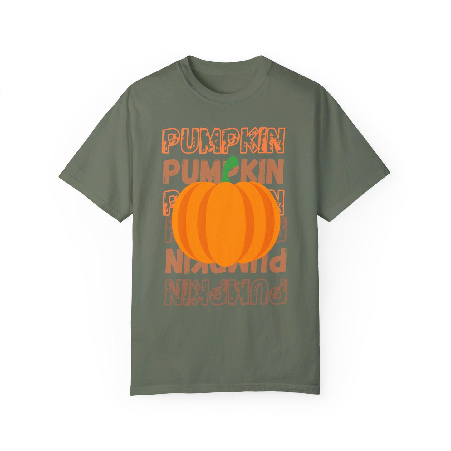 PUMPKIN Fall/Halloween Design - Unisex Garment-Dyed T-shirt