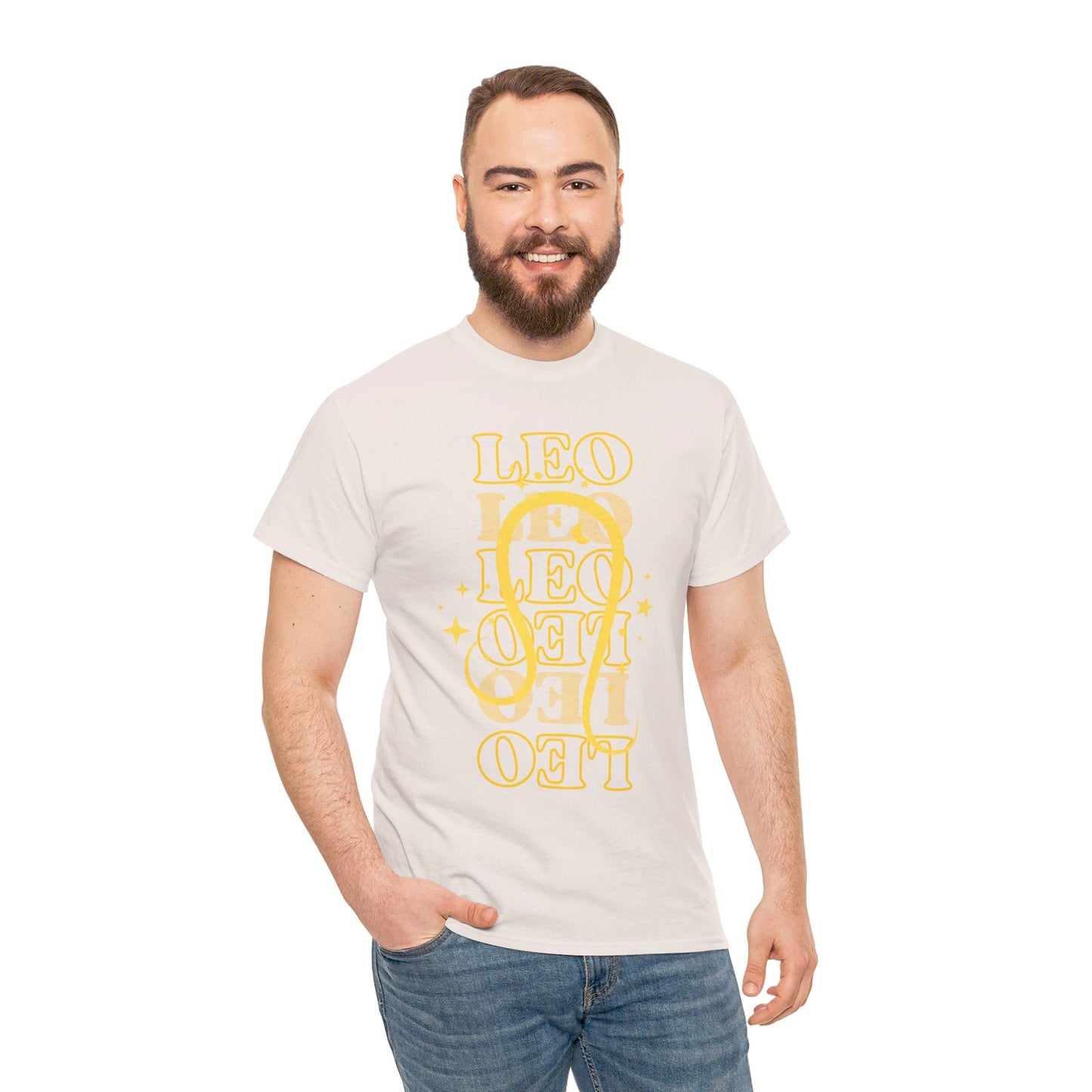 LEO Zodiac - Unisex Heavy Cotton Tee