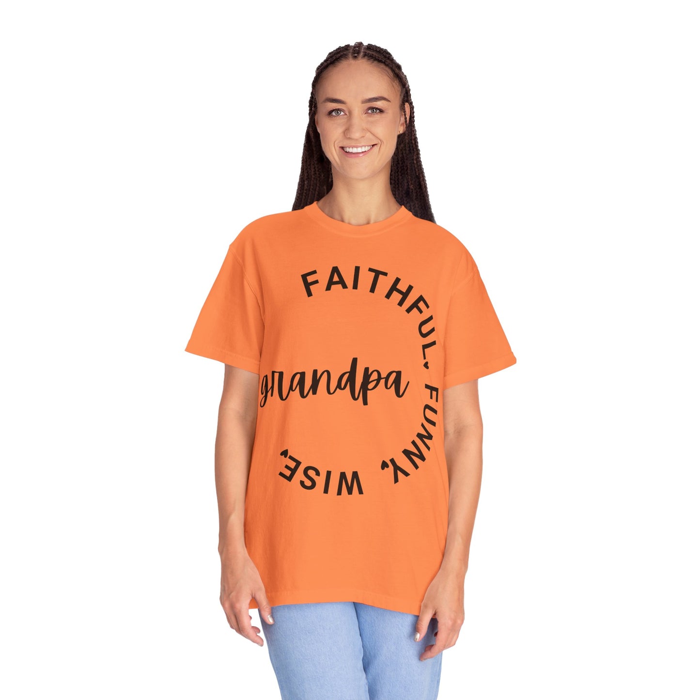 Grandpa Adjective Design - Unisex Garment-Dyed T-shirt