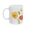 Spring Wild Flowers Ceramic Mug, 11oz