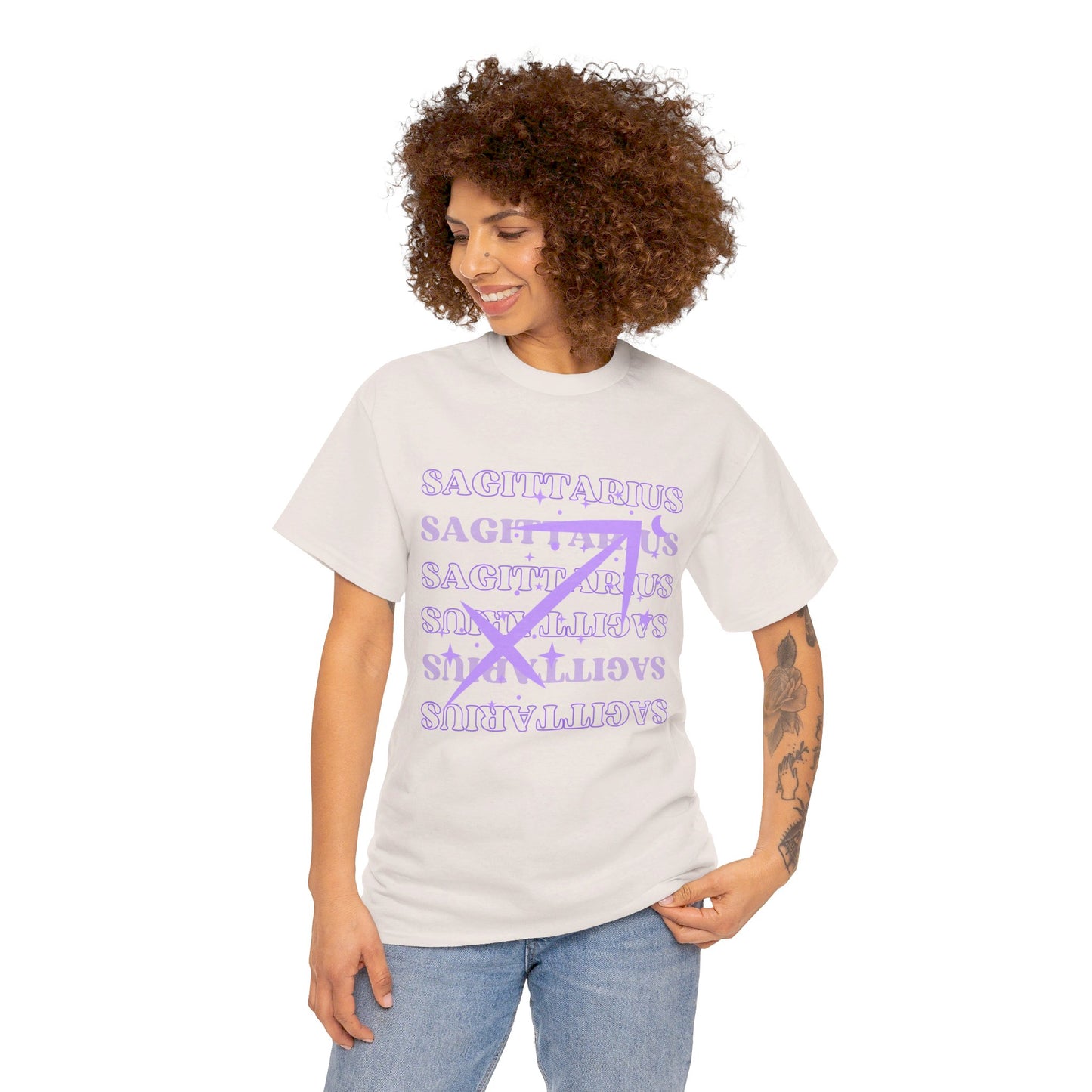 SAGITTARIUS Zodiac - Unisex Heavy Cotton Tee