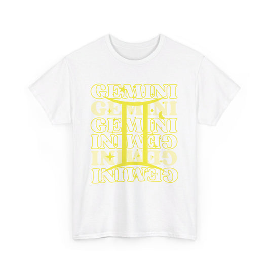 GEMINI Zodiac - Unisex Heavy Cotton Tee