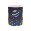 Cool Cat Astronaut Ceramic Mug, 11oz