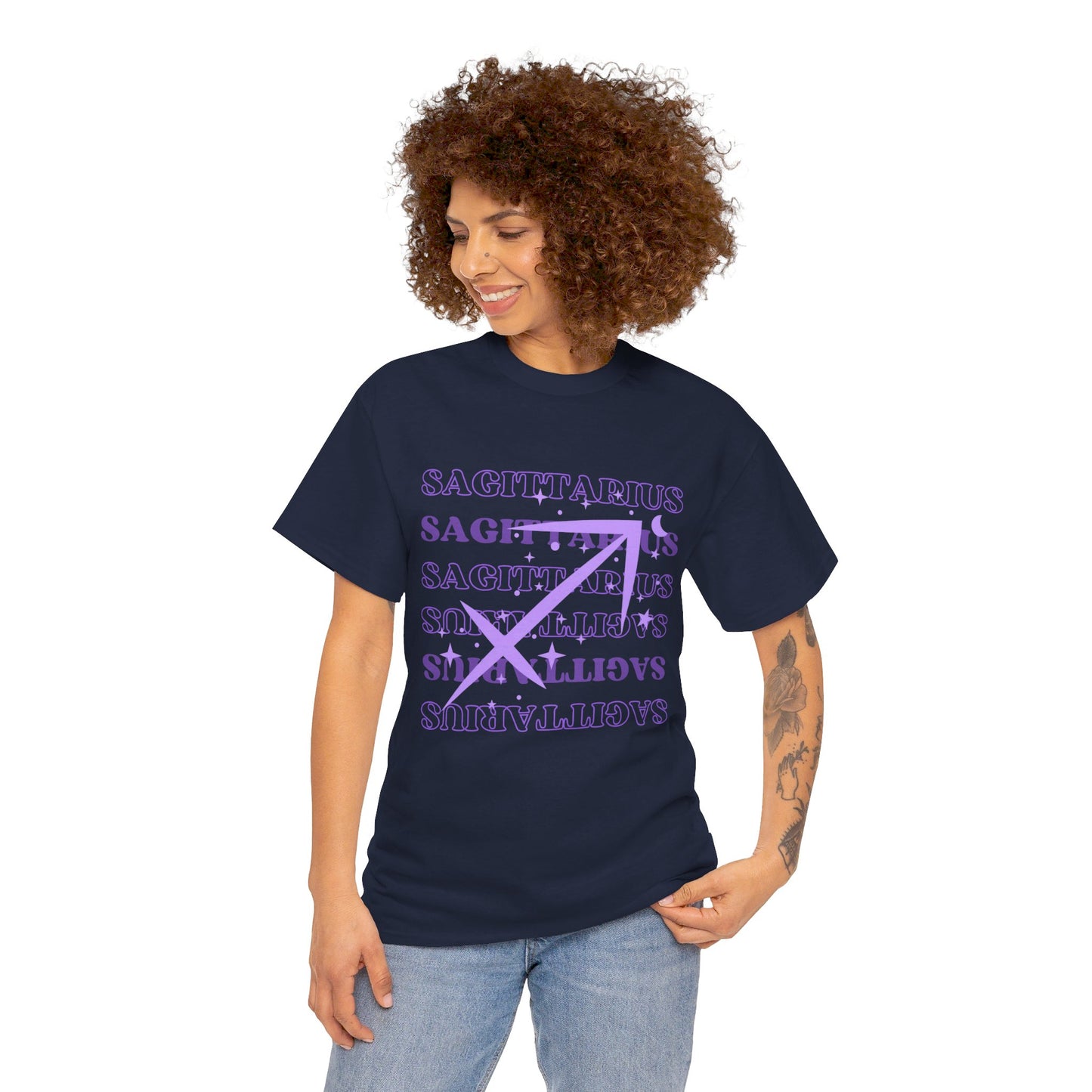 SAGITTARIUS Zodiac - Unisex Heavy Cotton Tee