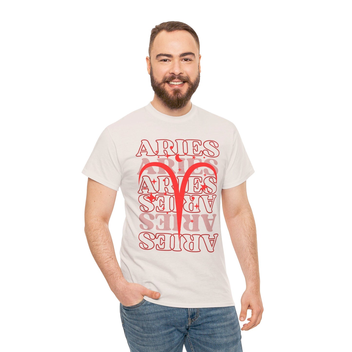 ARIES Zodiac - Unisex Heavy Cotton Tee