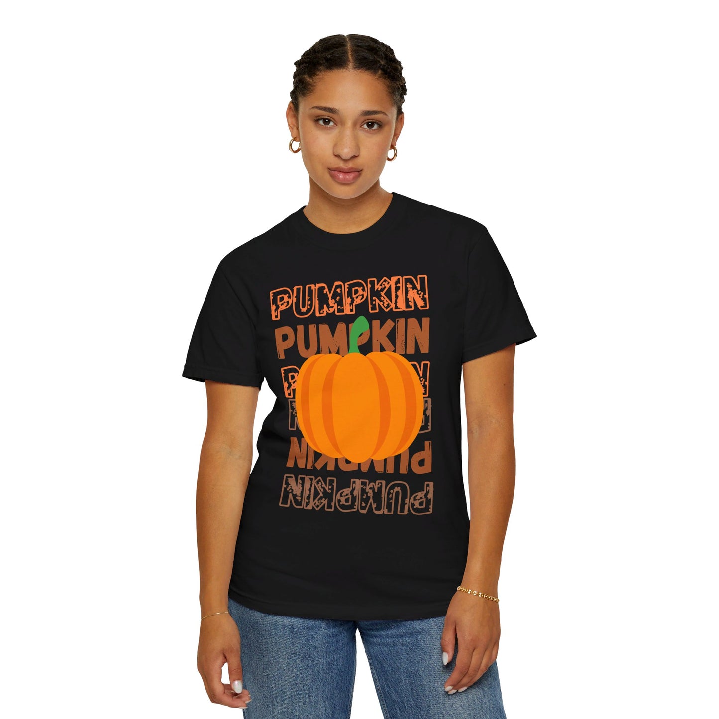 PUMPKIN Fall/Halloween Design - Unisex Garment-Dyed T-shirt