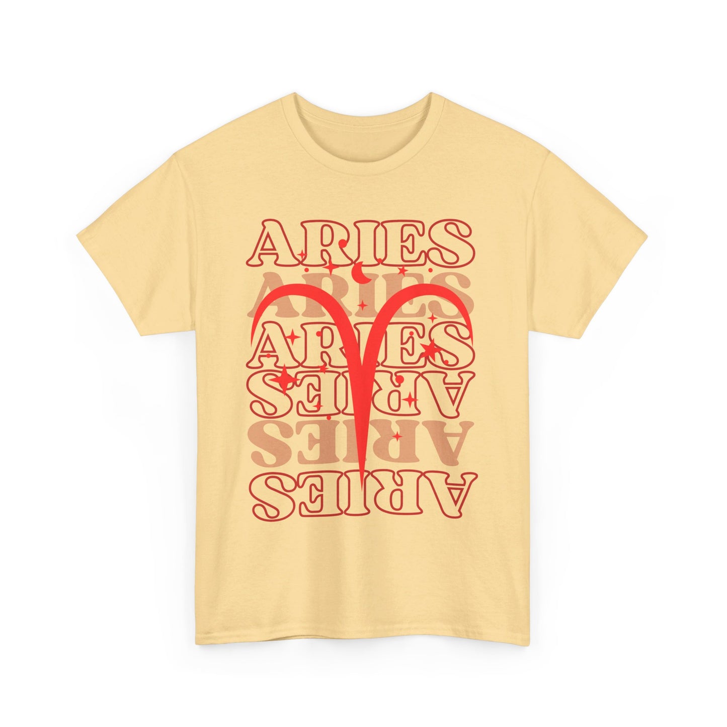 ARIES Zodiac - Unisex Heavy Cotton Tee