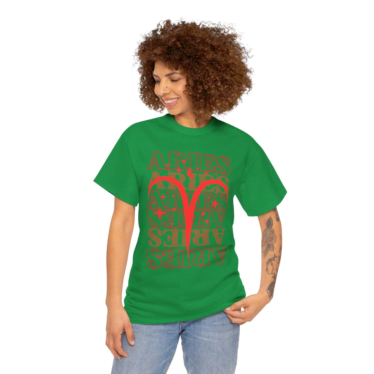 ARIES Zodiac - Unisex Heavy Cotton Tee