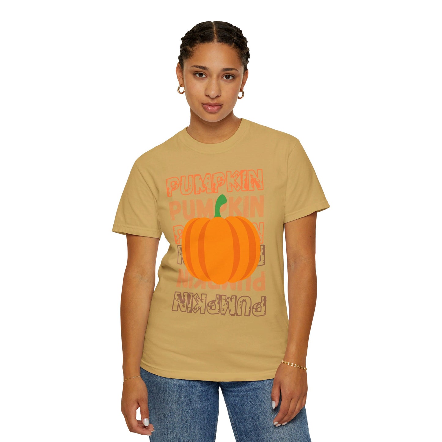 PUMPKIN Fall/Halloween Design - Unisex Garment-Dyed T-shirt