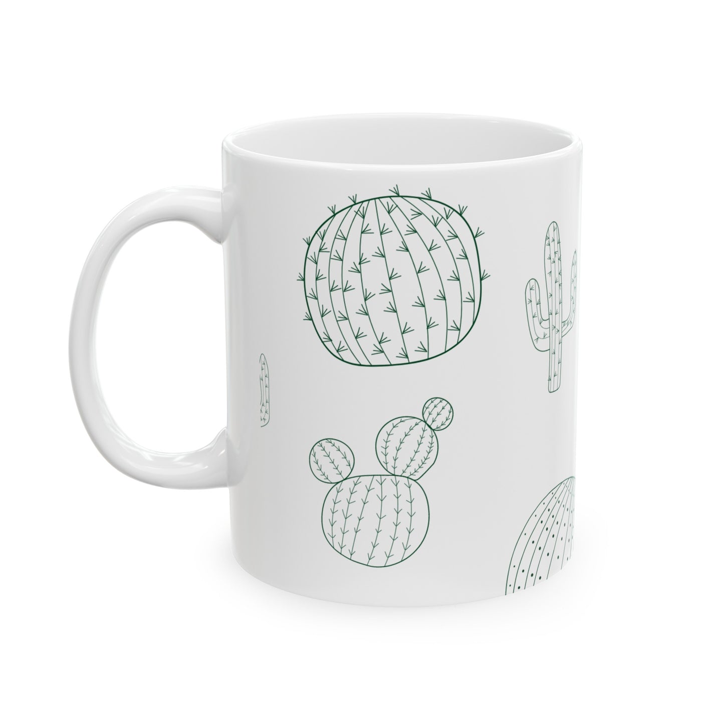 Cacti Ceramic Mug, 11oz