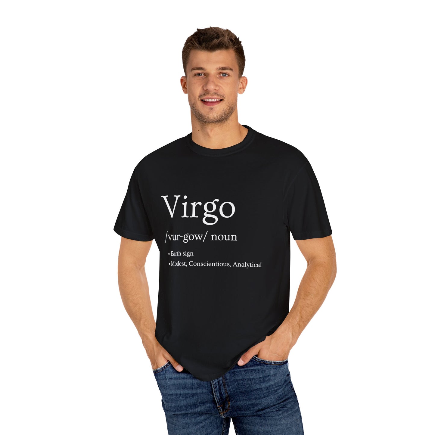 Virgo Definition Design - Unisex Garment-Dyed T-shirt