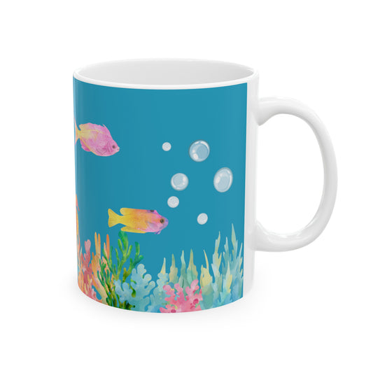 Your Own Fish Tank Ceramic Mug, 11oz