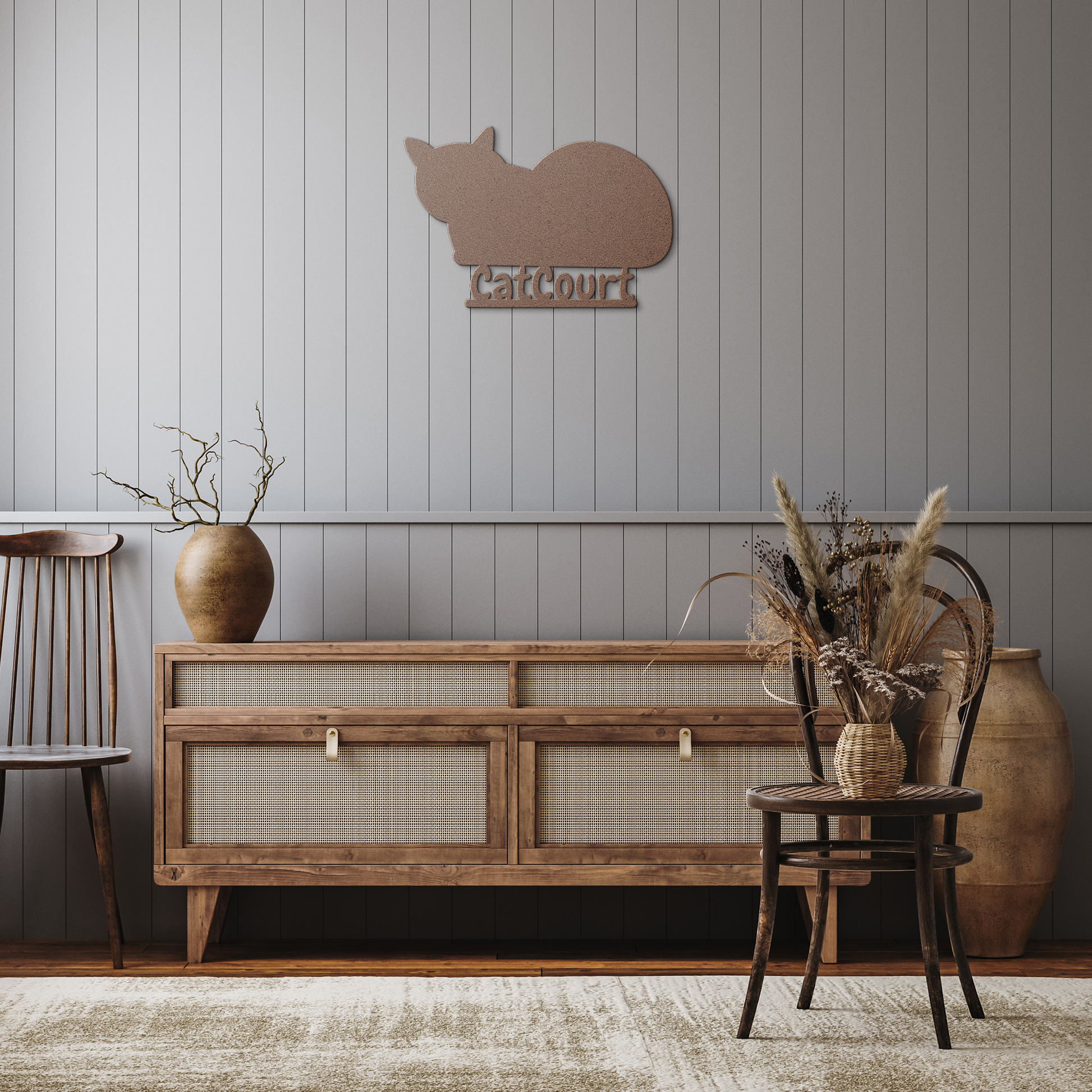 Cat_Court_Metal_Sign_Copper_Rustic_Hallway_Mockup.png